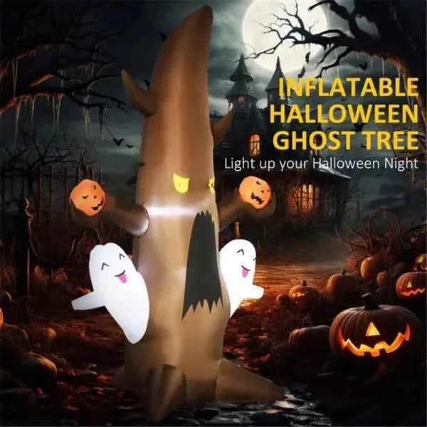 LED Ghost Tree Inflatable Yard Decor
