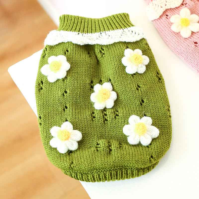 Floral Jacquard Sweater – Cats & Dogs