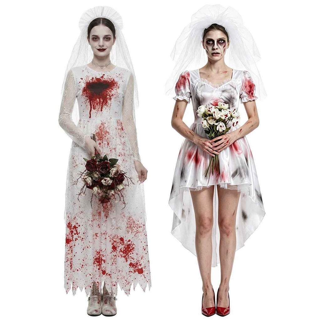 Undead Bride Wedding Dress Costume