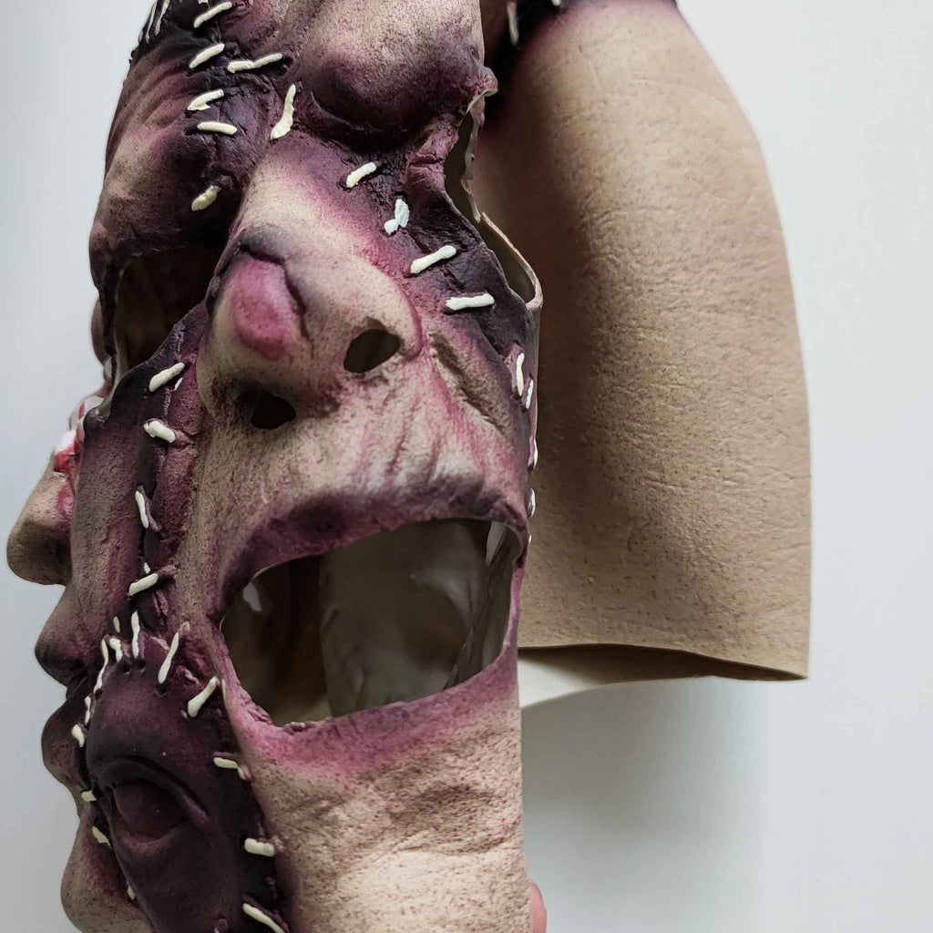 3-Sided Grimace Horror Mask – Latex Cosplay