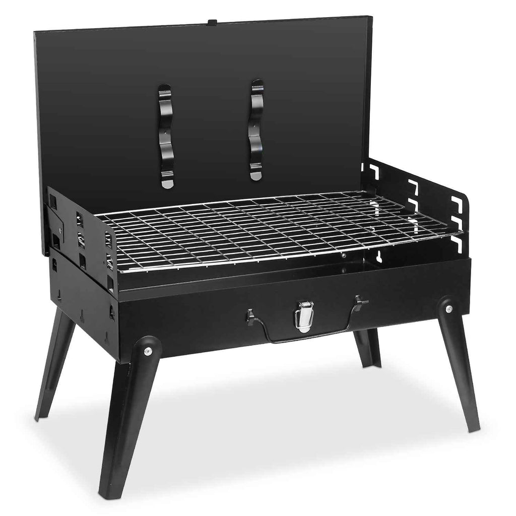Foldable Portable Charcoal Grill – Suitcase BBQ for Camping