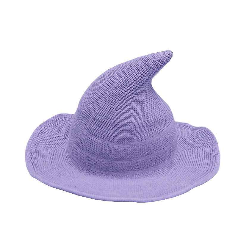Hand-Painted Wool Witch Hat – Halloween