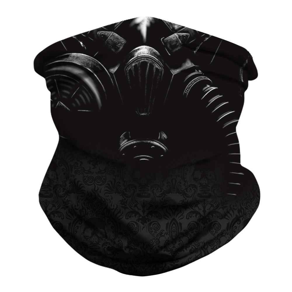 Skull-Print Outdoor Face Mask – Wind & Bug Proof