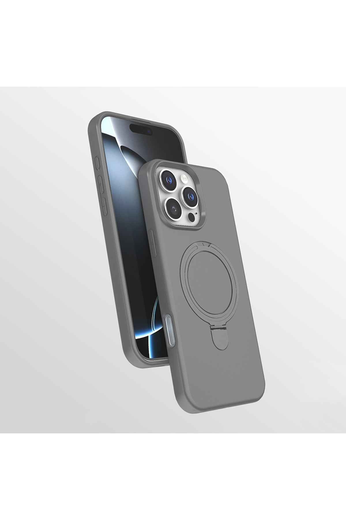 iPhone 16 Pro Case Magnetic Charging Ring Stand Samara Cover - GoSavvyNow