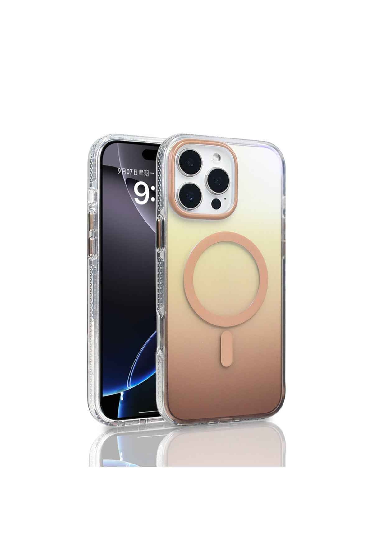 iPhone 16 Pro Max Case Rainbow Taurus Magnetic Charging Cover - GoSavvyNow