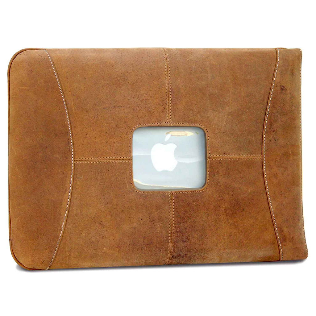 MacCase Premium Leather 15" MacBook Sleeve - GoSavvyNow