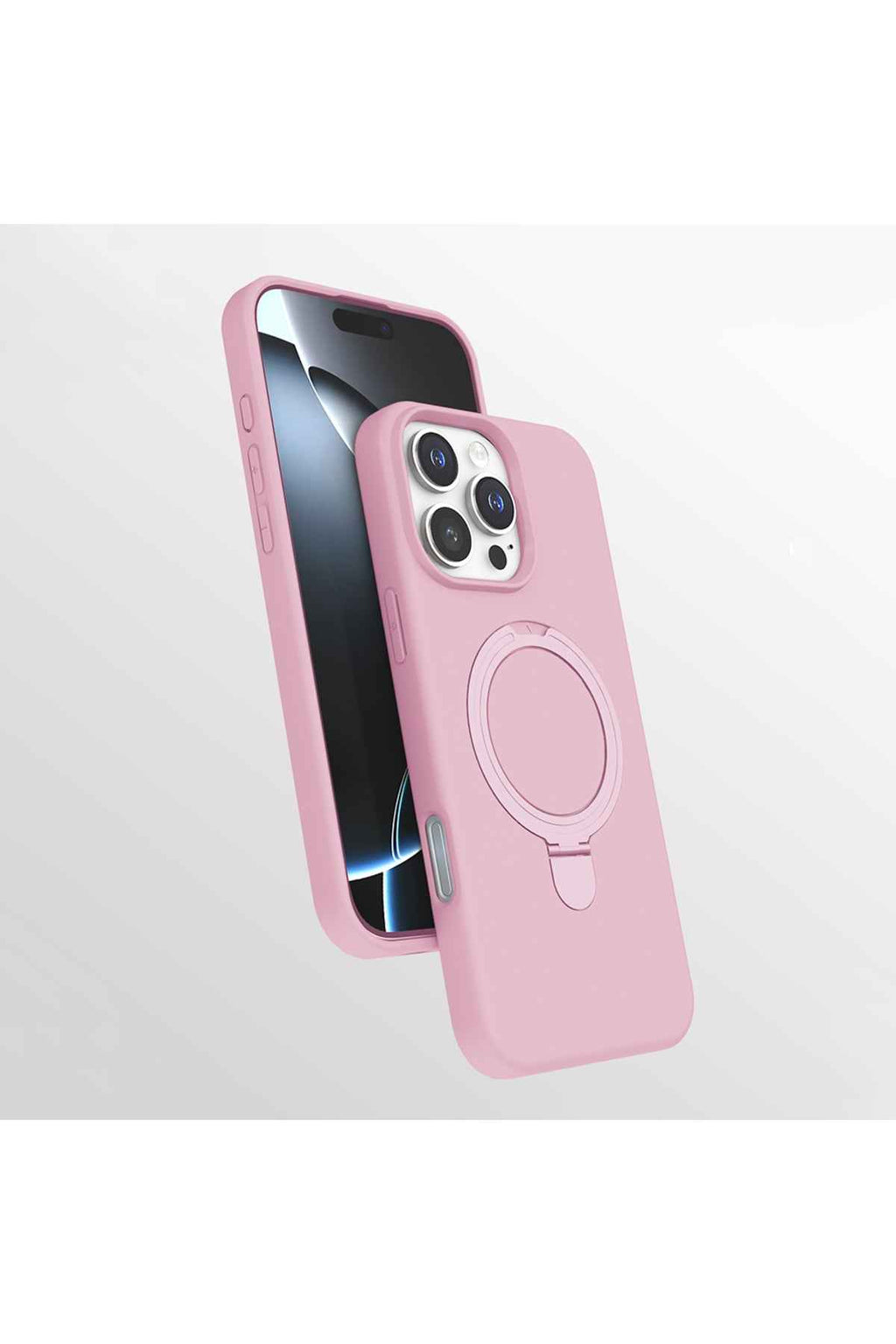 iPhone 16 Pro Case Magnetic Charging Ring Stand Samara Cover - GoSavvyNow