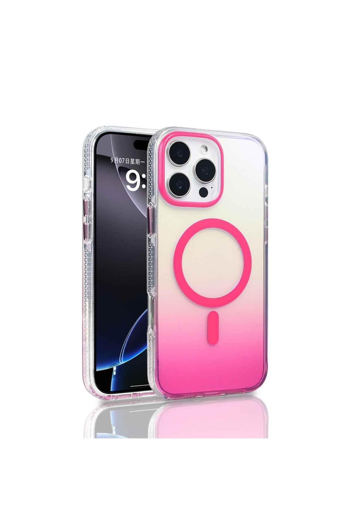 iPhone 16 Pro Max Case Rainbow Taurus Magnetic Charging Cover - GoSavvyNow