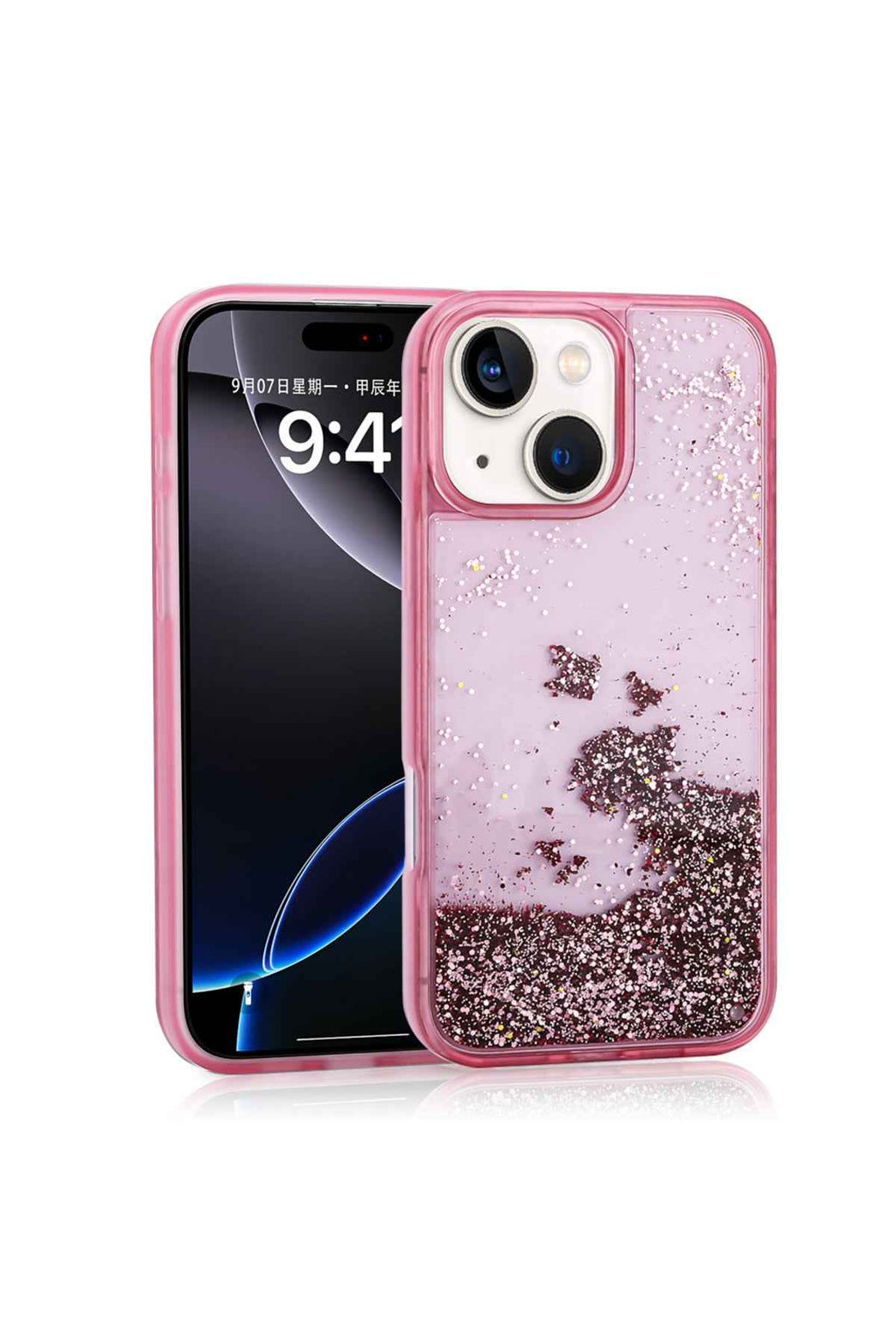 iPhone 13 Case Liquid Glitter Keto Glitter Cover - GoSavvyNow