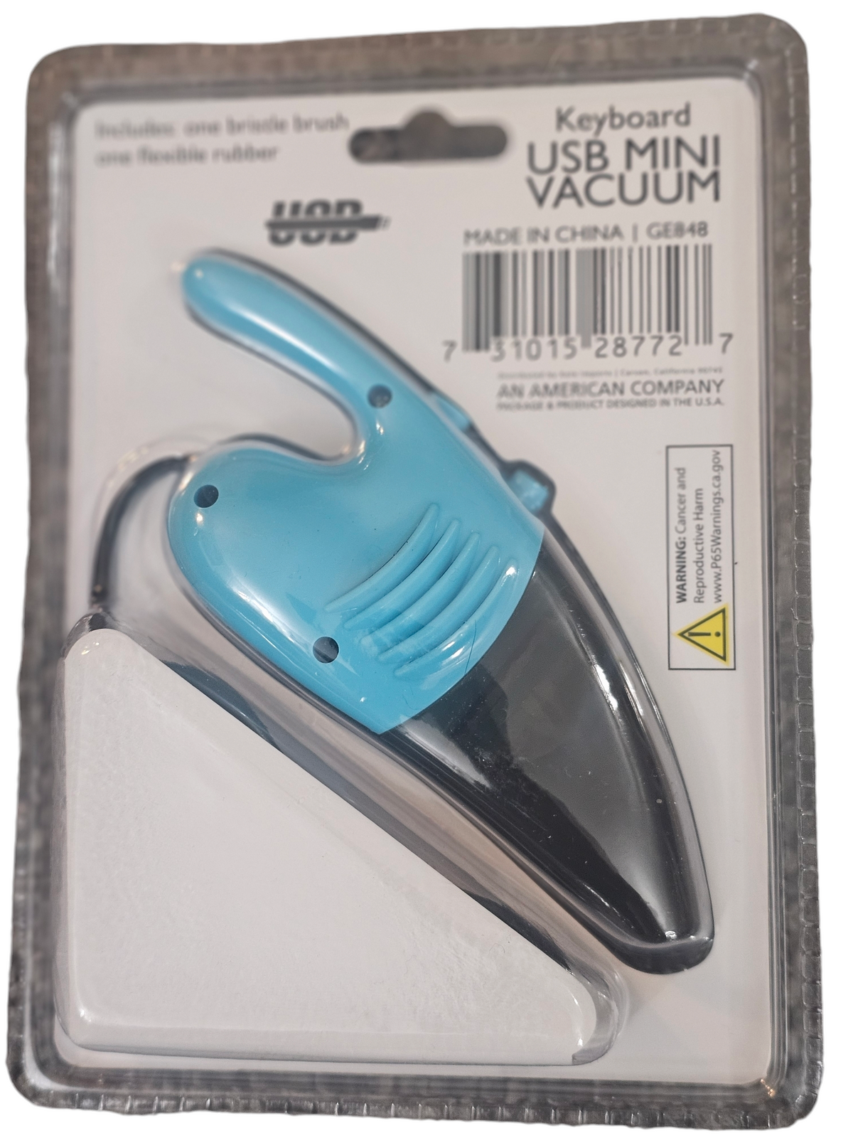 USB Powered Mini Crumb Catcher Keyboard Vacuum with 2 Attachments - GoSavvyNow