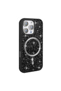 iPhone 16 Pro Max Case Glitter Mosaic Magnifying Glass Rhinestones - GoSavvyNow
