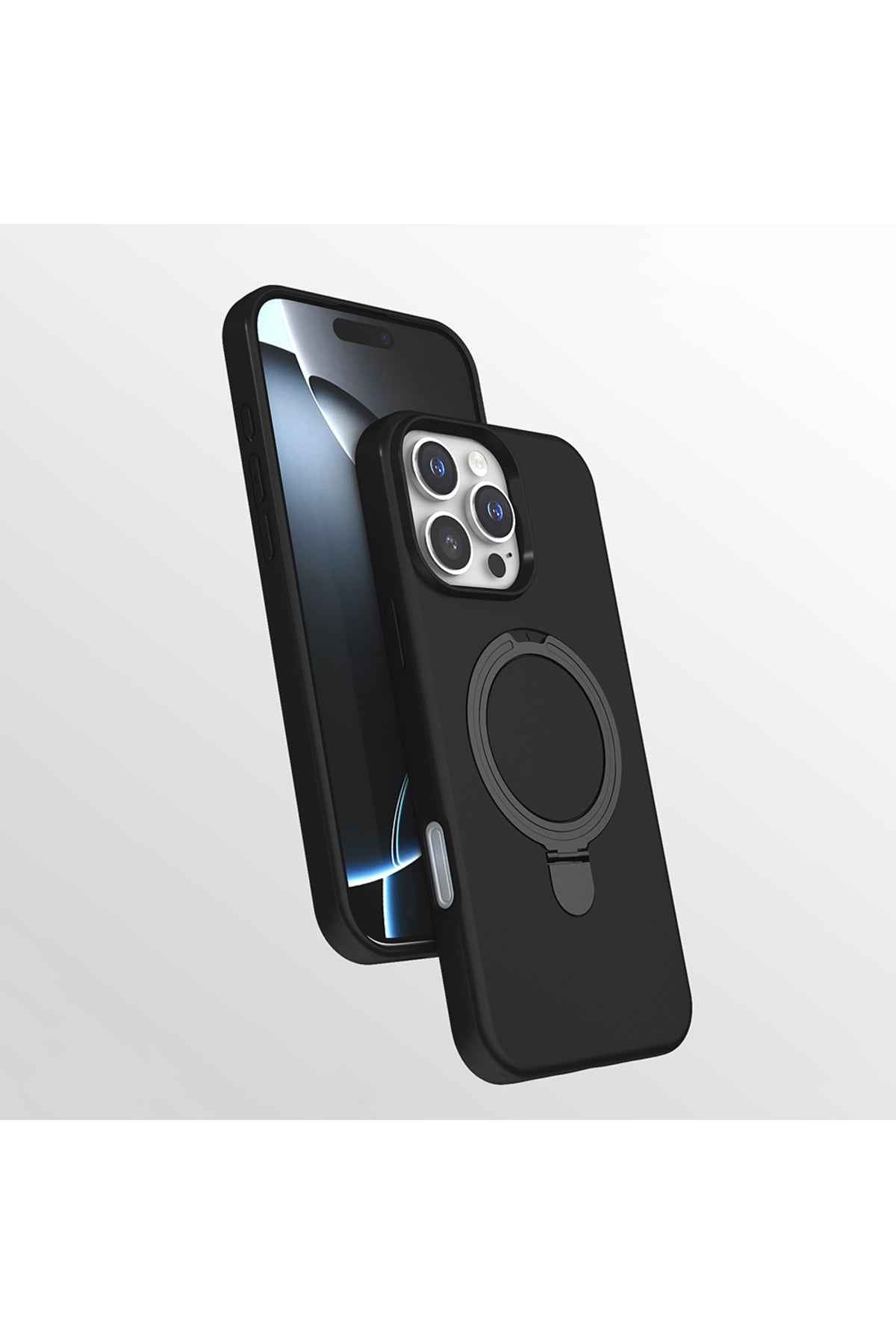iPhone 16 Pro Case Magnetic Charging Ring Stand Samara Cover - GoSavvyNow