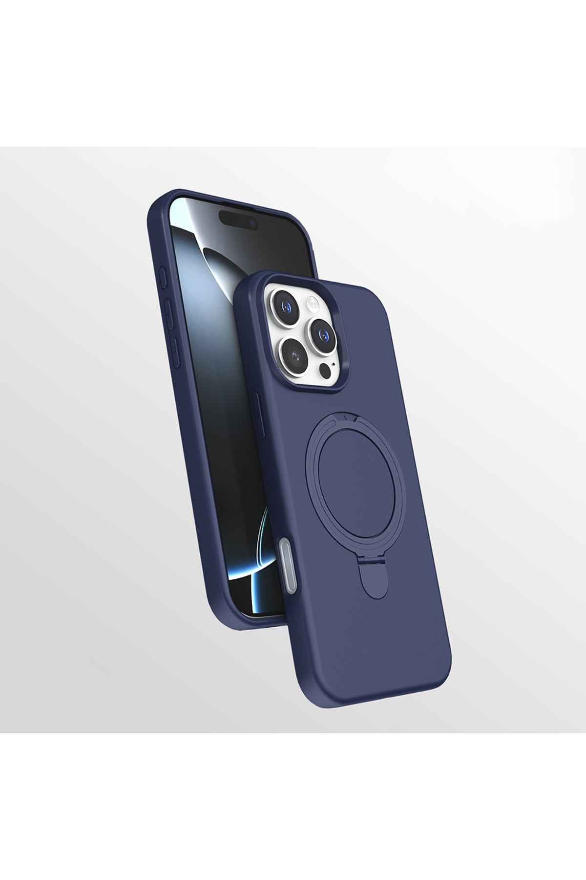 iPhone 16 Pro Case Magnetic Charging Ring Stand Samara Cover - GoSavvyNow