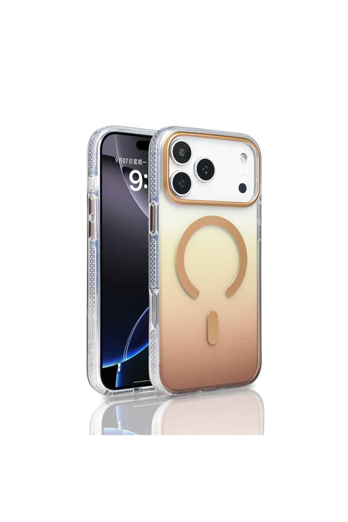 iPhone 17 Pro Max Case Rainbow Taurus Magnetic Charging Cover - GoSavvyNow