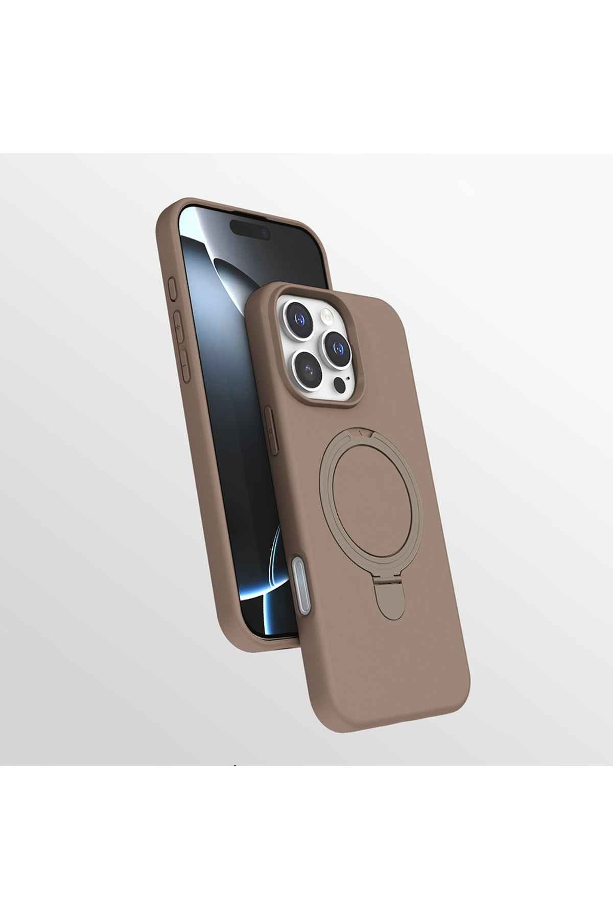 iPhone 16 Pro Case Magnetic Charging Ring Stand Samara Cover - GoSavvyNow