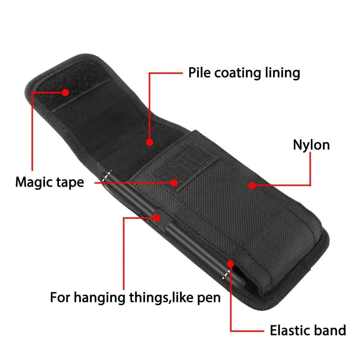 Vertical Phone Holster with Wallet & Belt Clip