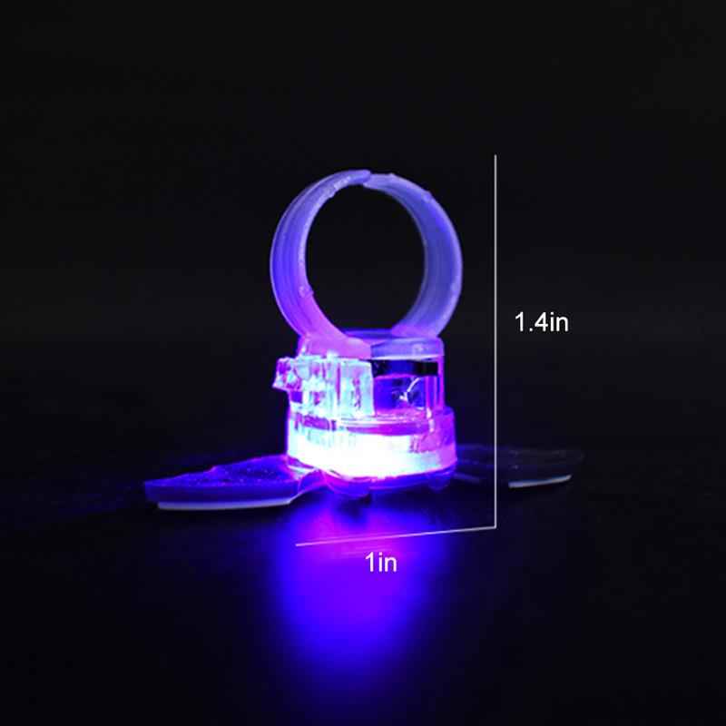 Glowing Halloween Brooch & Ring – LED Party Jewelry