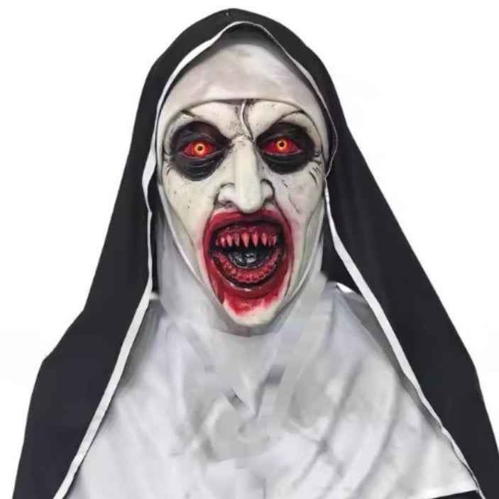 Glowing Horror Latex Head Mask – One Size