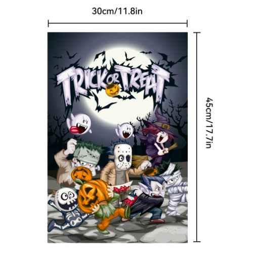 Day of the Dead Garden Flag – Ghost Banner