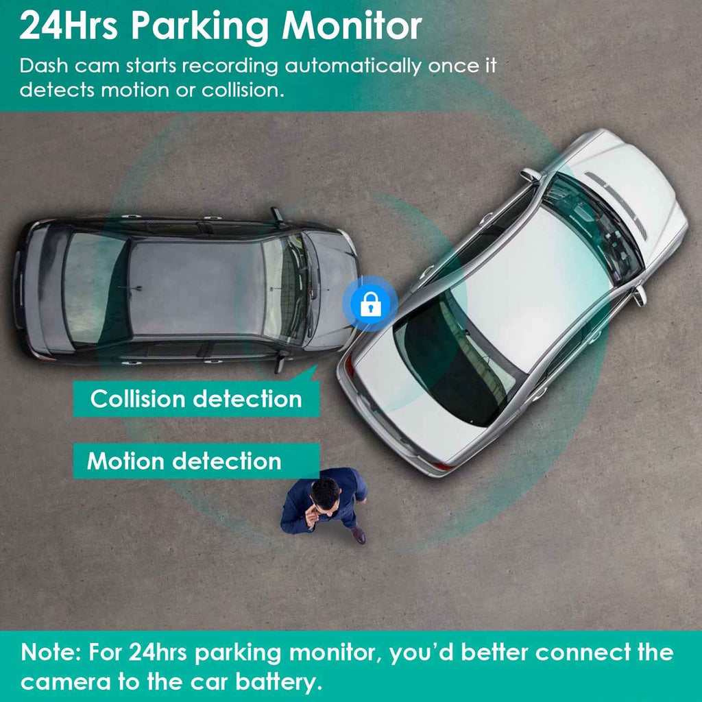 Dash Cam for Front and Back