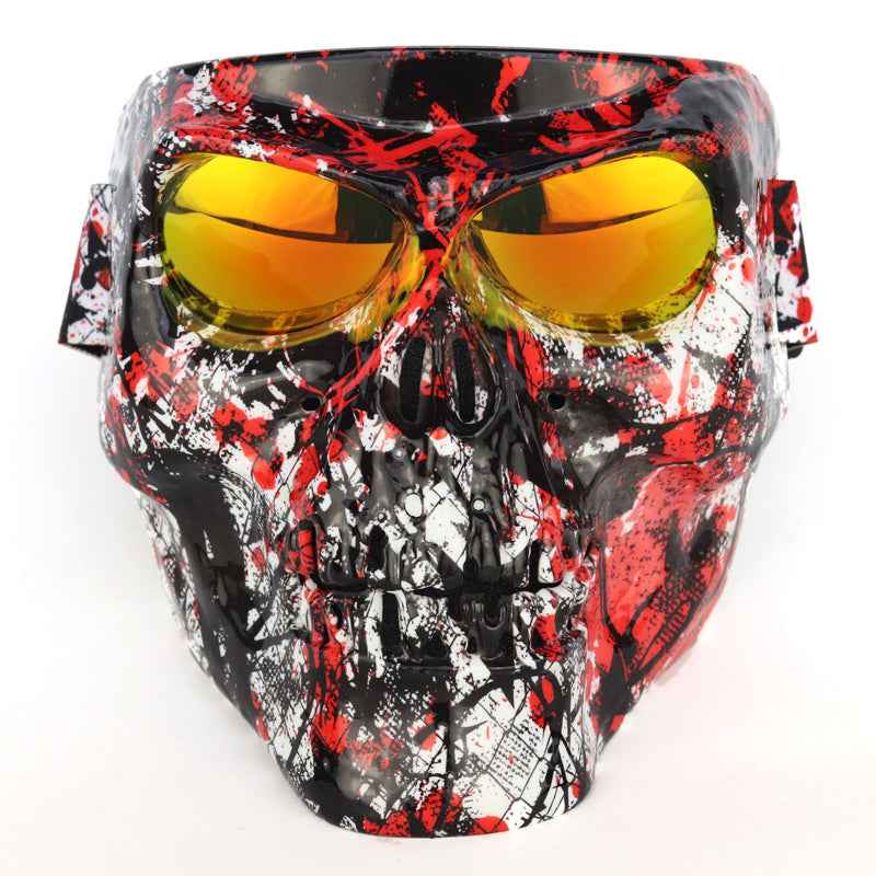 Skull Goggles – Wind & Dust-Resistant Rider Gear