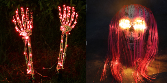 LED Skeleton Arm – Light-Up Yard & Haunted House Decor