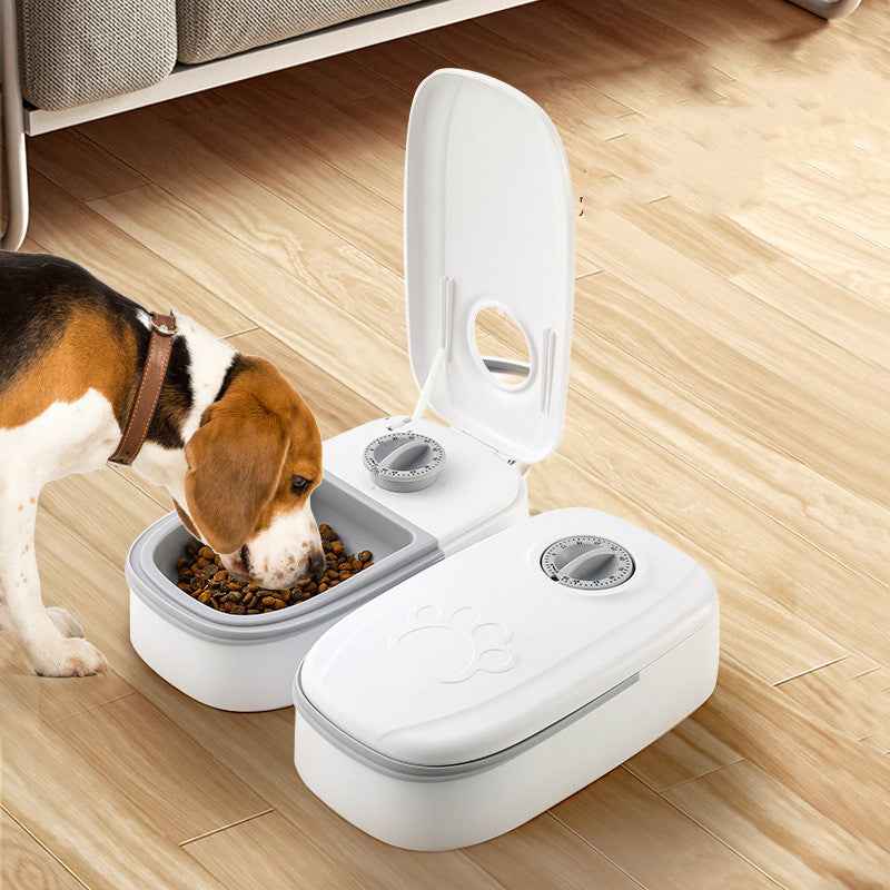 Automatic Pet Feeder & Water Dispenser – Gravity, Stainless