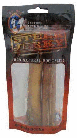 QT Dog 3598 2 Piece Steer Jerky 6 Premium Bully Sticks - GoSavvyNow