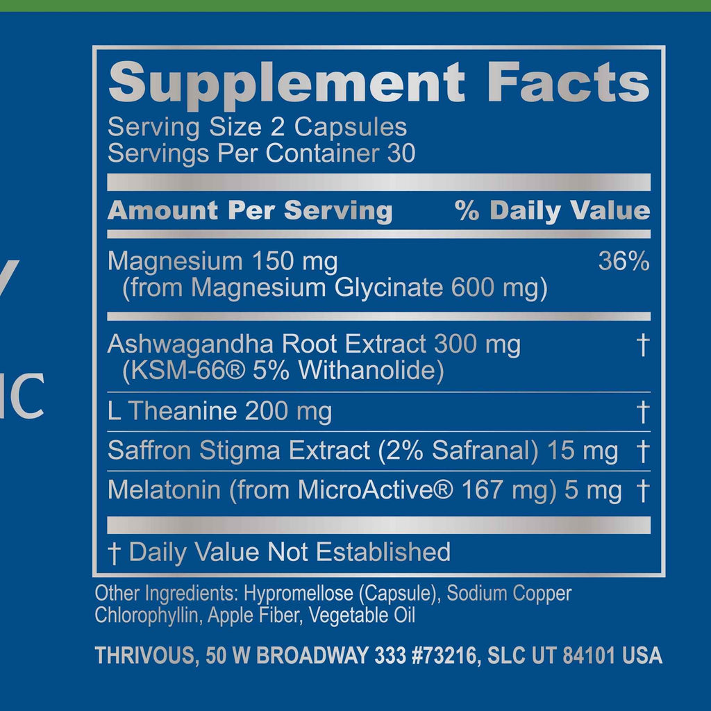 Serenity Nightly Nootropic - GoSavvyNow